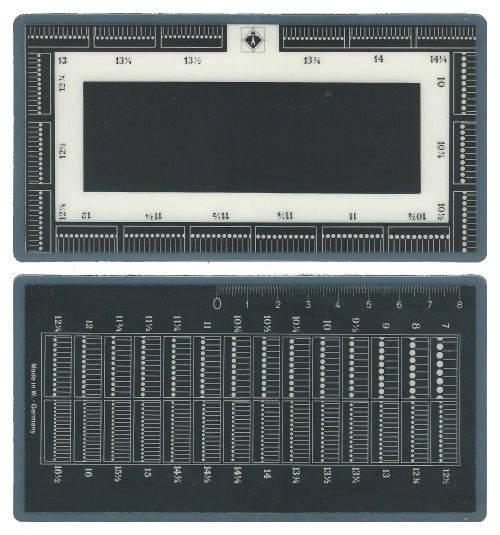LIGHTHOUSE perforation guage.  Brand new.  A must for any serious philatelist / stamp collector.