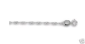 10 KT White Gold  Chain