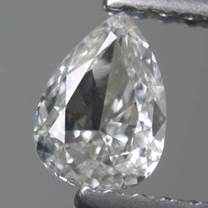 0.383ct Pear Shape Natural Diamond G / SI1-  E.G.L CERTIFIED