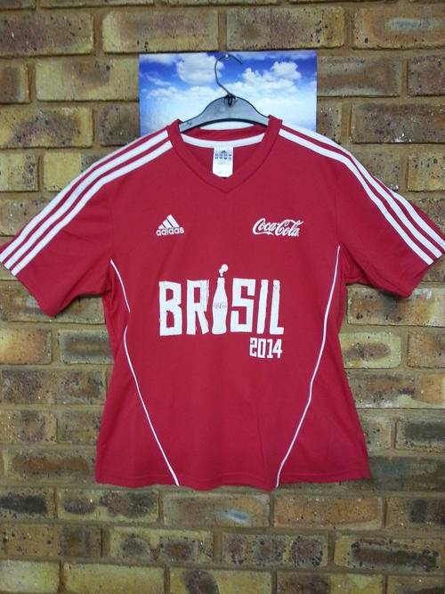 Rare Adidas Brasil Soccer Shirt 2014 (Large)