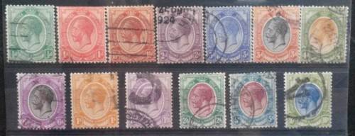 1913 UNION SOUTH AFRICA ¿ KINGS HEAD ¿ USED TO 10/-