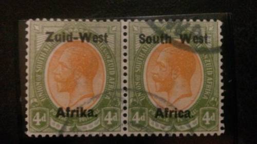 SOUTH WEST AFRICA - KINGS HEAD PAIR