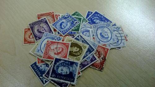 Mixed Lot of +/- 50 QEII Used Stamps - Very High Cat Value