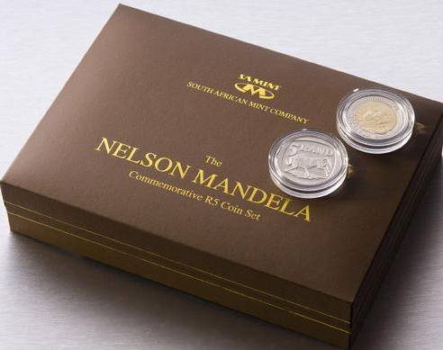 *** The NELSON MANDELA Commemorative R5 Coin Set ***