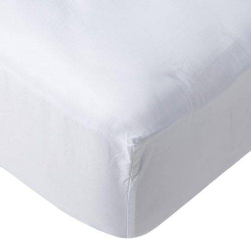 Polycotton Fitted Sheet - QUEEN - White  - SALE!!!