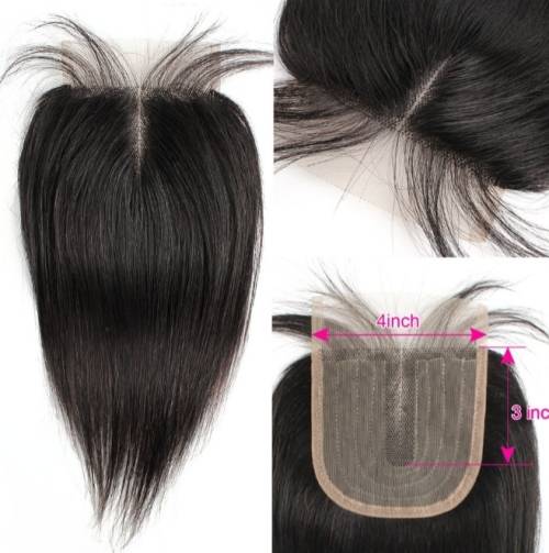 Brazilian Straight Virgin Hair 3 Bundles + Closure 8 Inches - Grade 11A -  *** PLSE READ