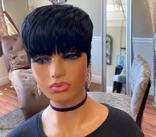 Brazilian Human Hair Pixie Wig - Grade 11A