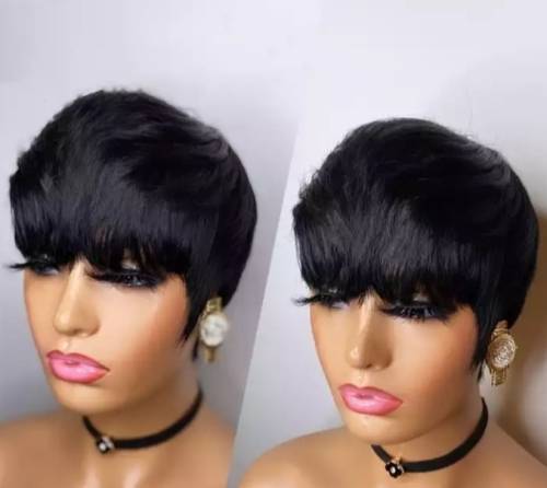 Brazilian Human Hair Pixie Wig - Grade 11A