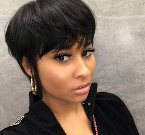 Brazilian Human Hair Full Fringe Pixie Wig - **Please Read**