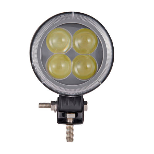 Wholesaeprices from 6pieces and more/4d 12W Round LED Spot Work Light Offroad Driving Fog Light
