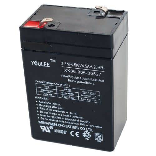 Brand new 6V4.5AH rechargeable batteries