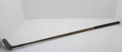 Vintage Wooden Handled Golf Putter X Model 10.0; AP Trick - Length 83cm