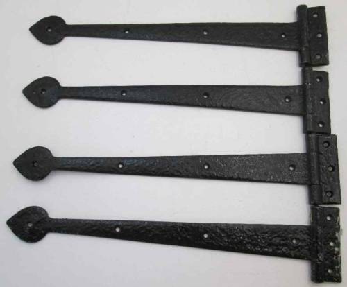 Very Old Large Door Hinges - 46cm/10cm