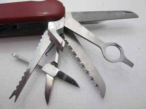 Wenger Delemont Swiss Army Multi-Tool Knife + Leather Belt Pouch