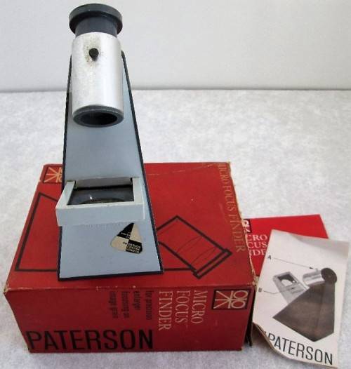 Vintage Paterson Micro Focus Finder, 1970