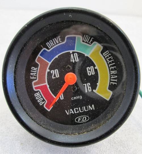 Vintage FD Vacuum Gauge