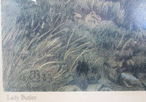 Framed Behind Glass- Battle Of Laing's Nek 1881 Heritage Fine Art Limited Edition Print- 58cm/51,5cm