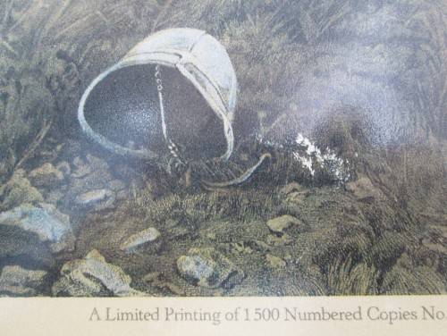 Framed Behind Glass- Battle Of Laing's Nek 1881 Heritage Fine Art Limited Edition Print- 58cm/51,5cm