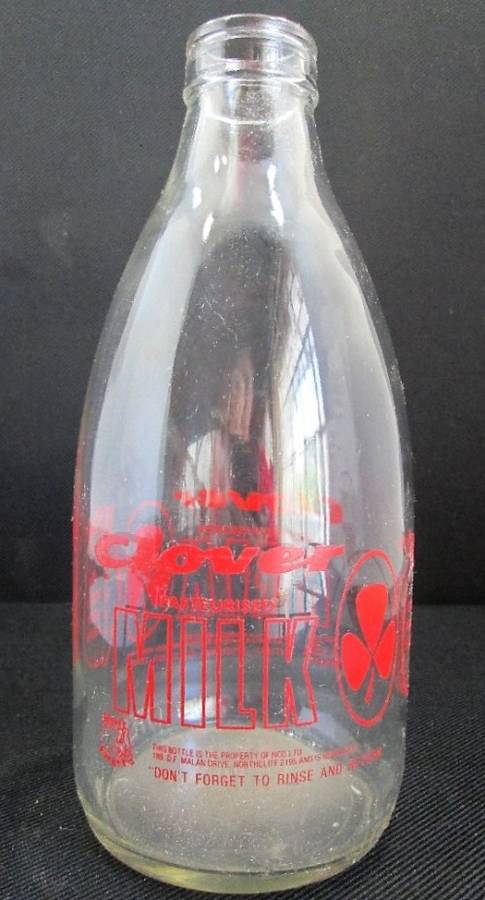 Vintage Clover Milk One Litre Bottle
