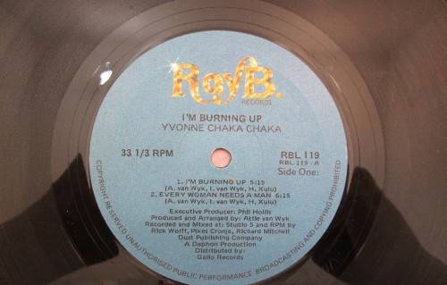 Yvonne Chaka Chaka - I'm Burning Up - Roy B - RBL 119