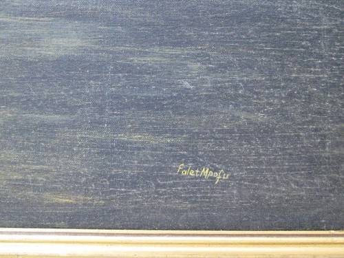 Original Large Framed Falet Mpofu Painting - Size 79cm/53cm