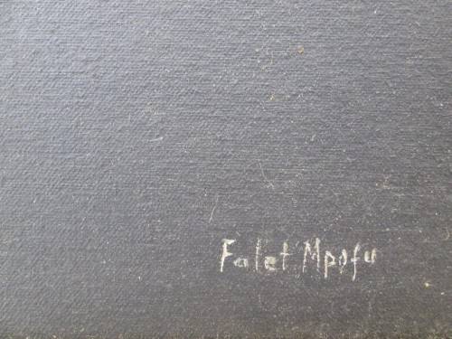 Original Large Framed Falet Mpofu Painting - Size 79cm/53cm