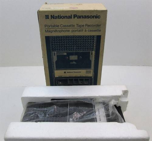 1970's National Panasonic Cassette Tape Recorder RQ-2106, Boxed, As New Condition