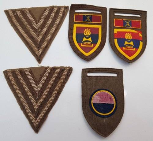Assorted Old South African Army Insignia