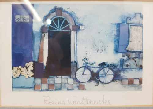 Pair of Highly Collectible Rosina Wachtmeister Signed Prints - Frame Sizes 33cm/26cm & 27cm/22cm