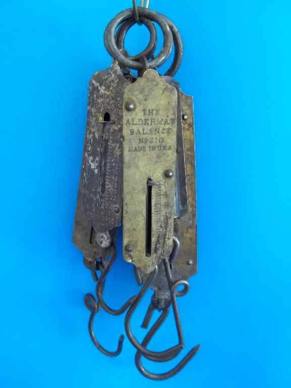 Fantastically Decorative Lot (5) Of Assorted Brass Pocket Balances, See Ad For Details!