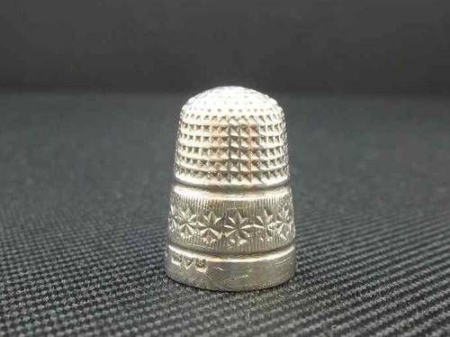 Hallmarked Chester Silver Charles Horner Ltd Thimble, Weight 6g, c1920's