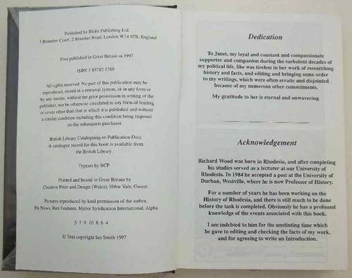 The Great Betrayal: The Memoirs Of Ian Douglas Smith - Blake, 1997 (Inscribed & Autographed!)