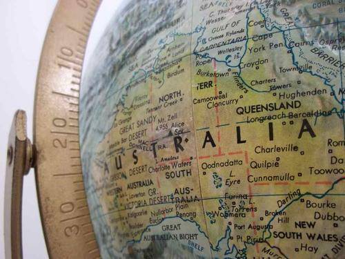 Vintage Replogle World Ocean Series 12 Inch Diameter Globe