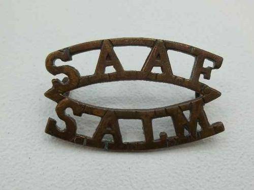 WWII South African Airforce SAAF/SALM Shoulder  Badge - 4cm/2,5cm