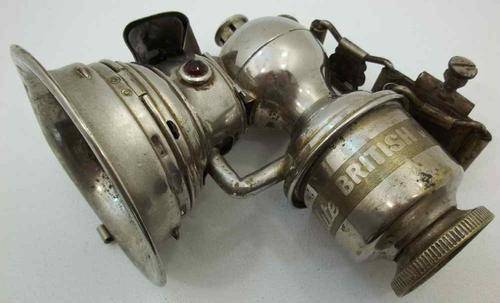 Miller's Regalite British Made Carbide Bicycle Lamp