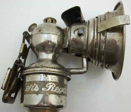 Miller's Regalite British Made Carbide Bicycle Lamp