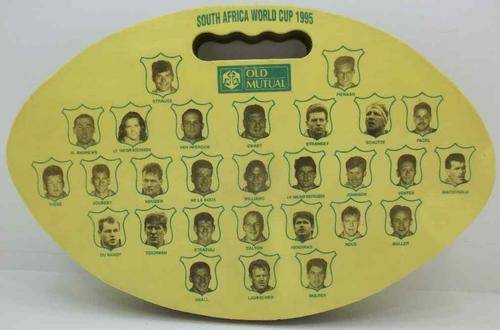 South Africa World Cup 1995/Old Mutual Commemorative Souvenir Seat Cushion - 41cm/27cm/3,5cm