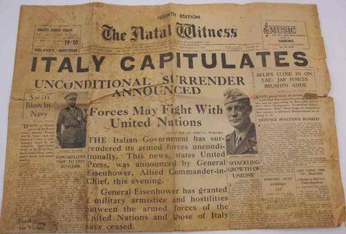 The Natal Witness, Thursday, September 9, 1943 - Old Newspaper