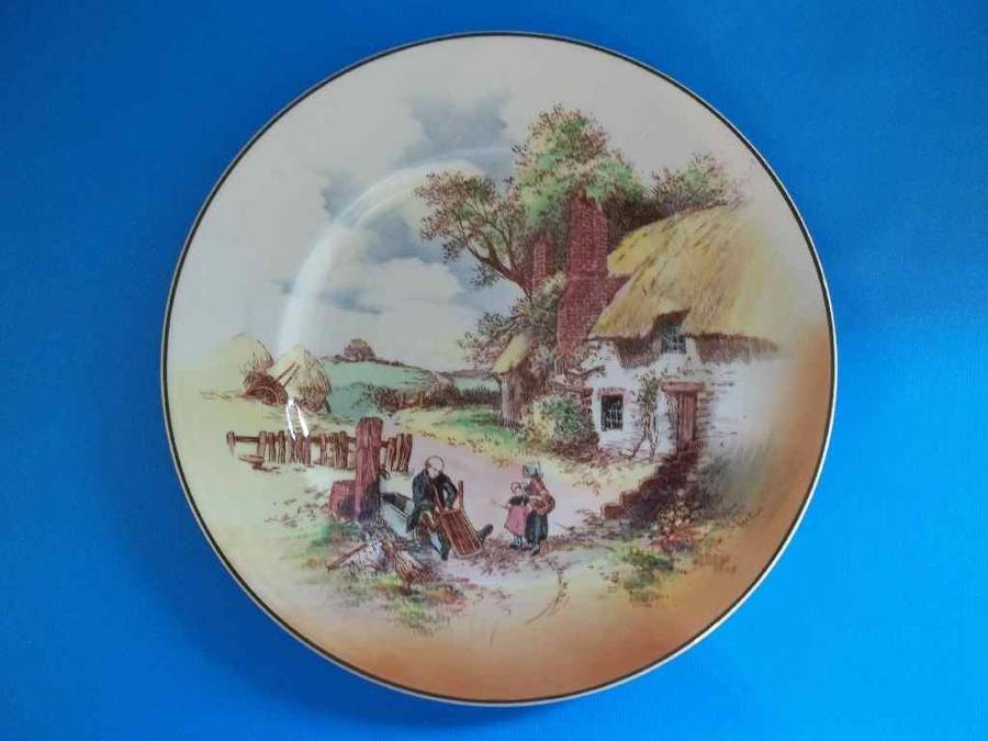 Royal Doulton "Rustic England" D6297 Display Plate - Diameter 26cm - Excellent Condition!