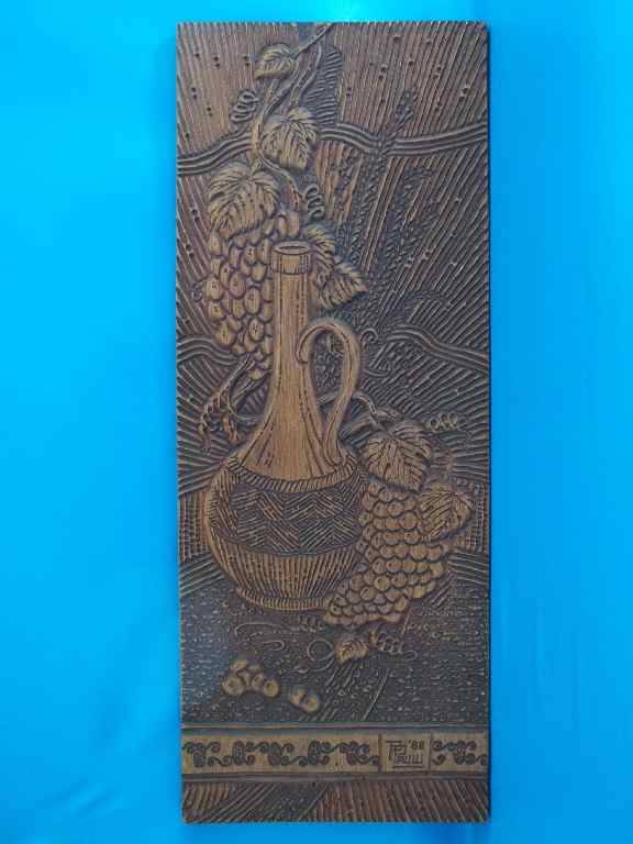 Wonderful Woodcarving Signed "P Pauw '88" - 79cm/30,5cm