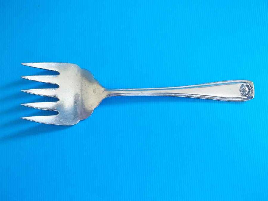 Unusual Shape EPNS Fork - Length 13,5cm