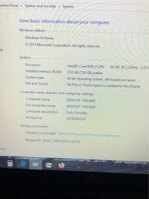 LAPTOP- FUJITSU LIFEBOOK AH530