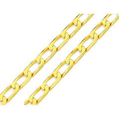 9ct PLATED in Thick Gold-CHAIN-3mm-x-600mm