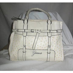 BRAND NEW ORIGINAL STUNNING GUESS HANDBAG - CREAM - Authentic Quality