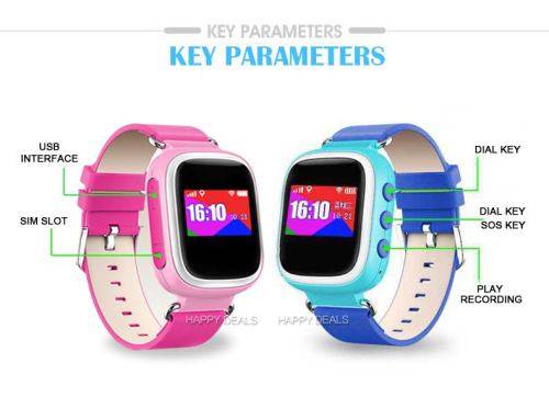 Anti loss Smartwatch positioning GPS watch phone calls and SOS child Communicator