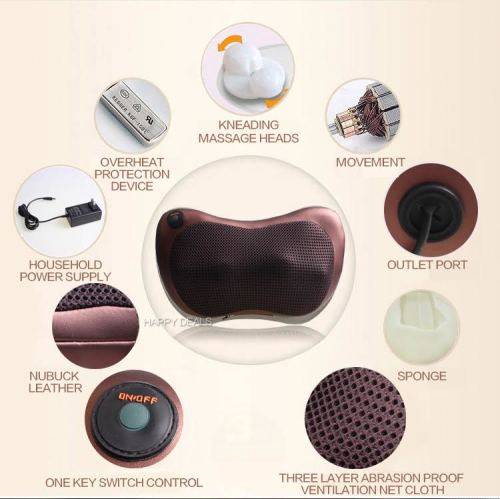 Car and home massage pillow, Thermotherapy,massage, Magnetic Therapy