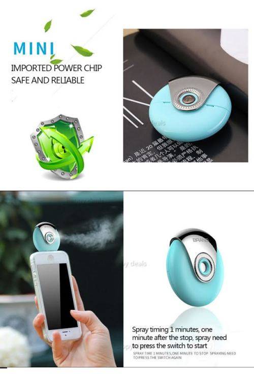 For Mobile phone Mini Mist Moisturizing Beauty Instrument Portable Filling Water Replenishment