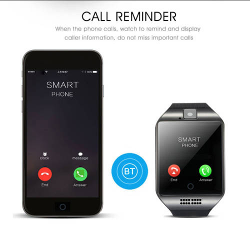 Latest Model - Q18 Smart Watch (Black,Silver,White,Bronze)