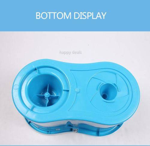 360° Rotating Magic Spin Mop Dehydrate Basket W/Bucket