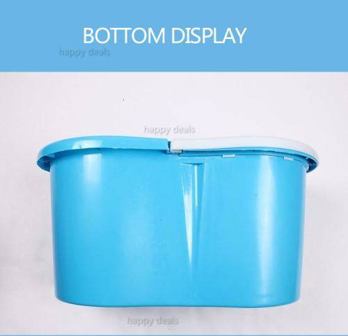 360° Rotating Magic Spin Mop Dehydrate Basket W/Bucket